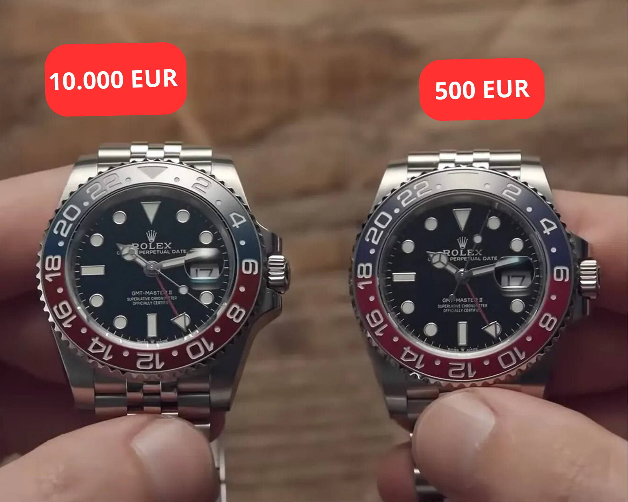 FAUSSE ROLEX VS VRAI, NOS 10 CONSEILS D'EXPERTS POUR EVITER D'ETRE LA